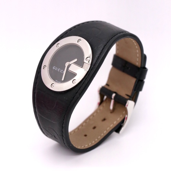 Gucci Black Watch Leather Monogram - Picture 10 of 10